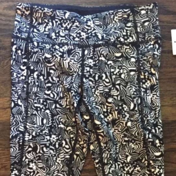 *RARE* Lululemon Speed Tight V *SW 2017 Seawheeze - WBCO / Black SZ 6 - Picture 2 of 8